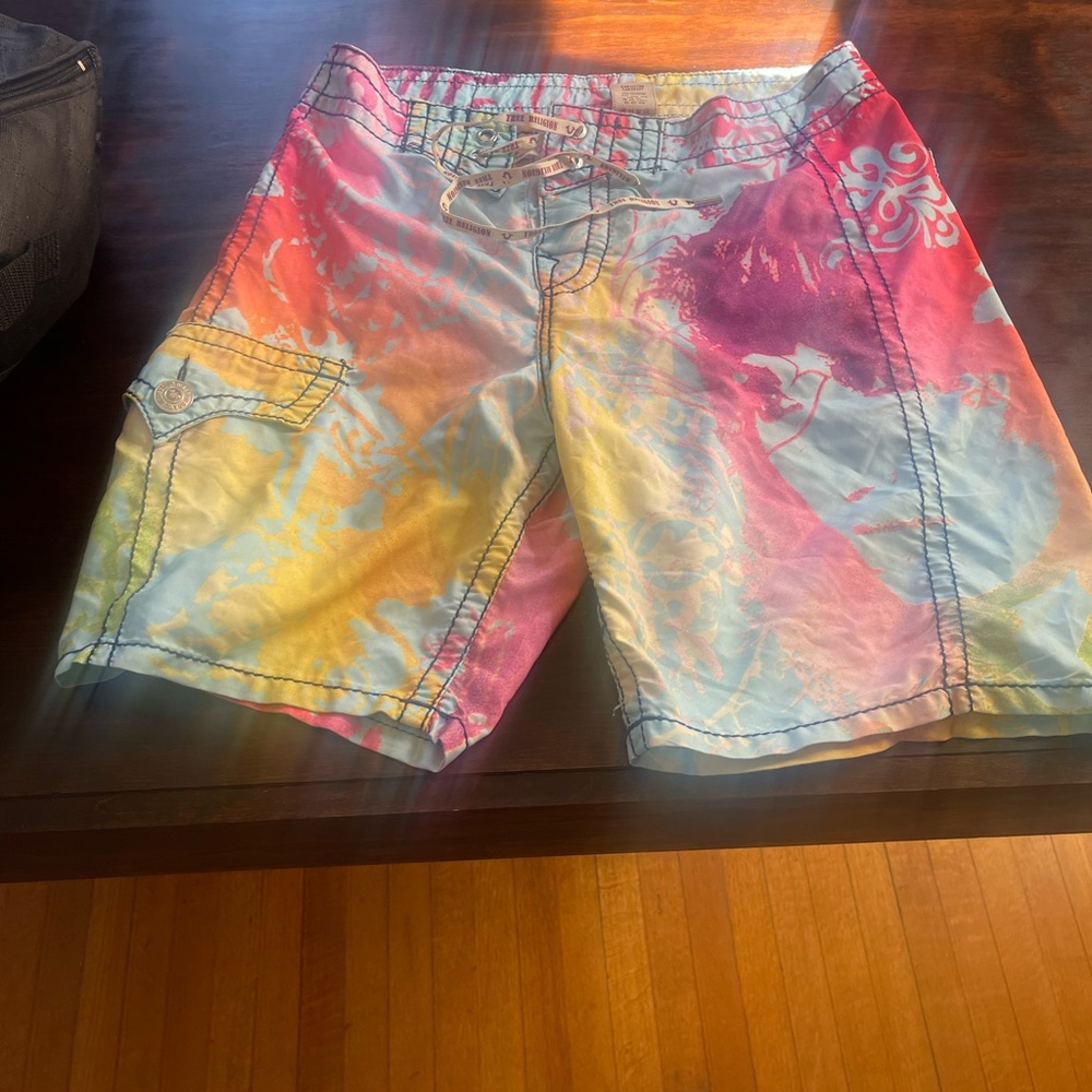 Men’s true religion swimwear board shorts